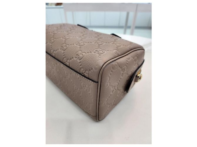 Gucci GG Emblem Kleine Handtasche mit Obergriff Braun - Ansicht 16