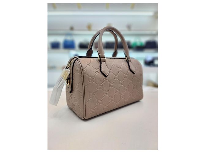 Gucci GG Emblem Kleine Handtasche mit Obergriff Braun - Ansicht 5