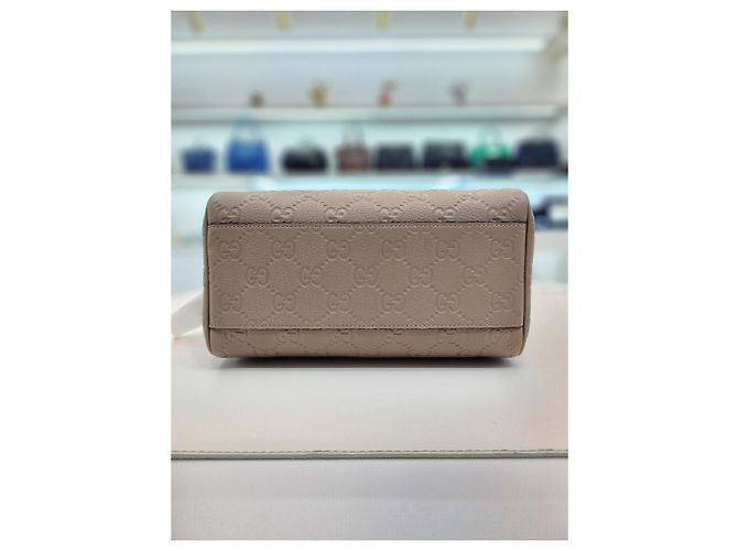 Gucci GG Emblem Kleine Handtasche mit Obergriff Braun - Ansicht 7