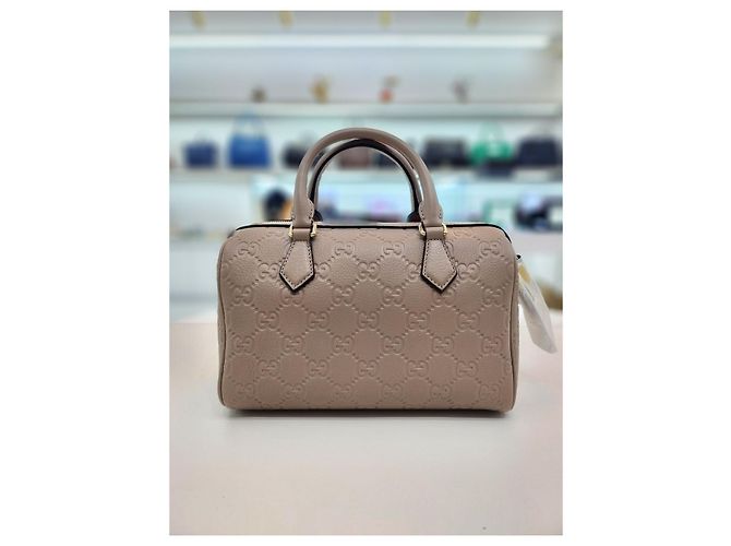 Gucci GG Emblem Kleine Handtasche mit Obergriff Braun - Ansicht 9