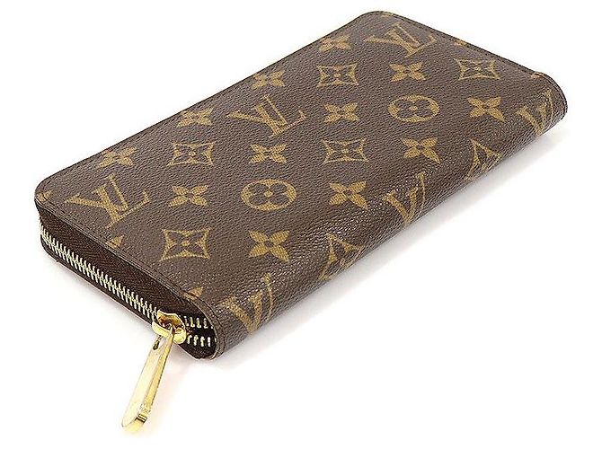 Louis Vuitton Langer Zippy Geldbeutel aus Monogramm-Canvas Braun - Ansicht 4