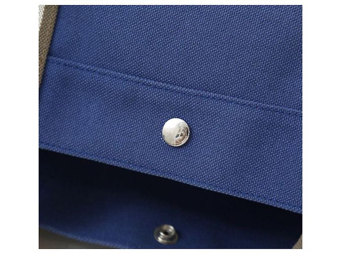 Hermès Borsa da Spiaggia Hurley TGM Blu Tote Borsa a Spalla Viaggio Nera - vista 5