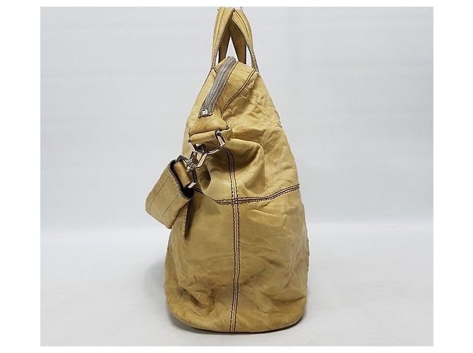 Givenchy Grande dimensione in pelle stropicciata Nightingale Marrone - vista 3
