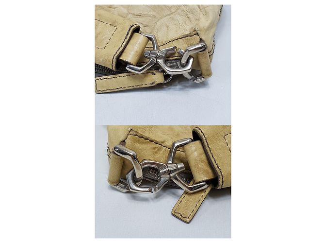 Givenchy Grande dimensione in pelle stropicciata Nightingale Marrone - vista 6