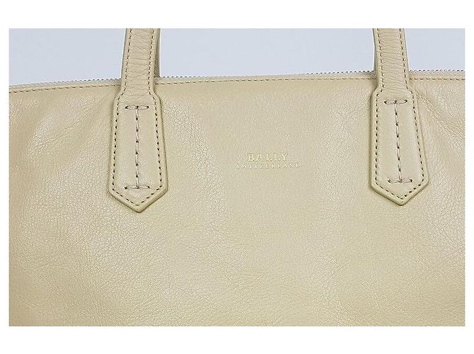 Bally Borsa shopper in pelle Bianco - vista 2