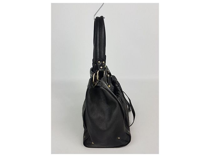 Bally Borsa a spalla in pelle nera Nero - vista 2