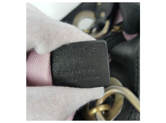 Bally Borsa a spalla in pelle nera Nero - vista 9