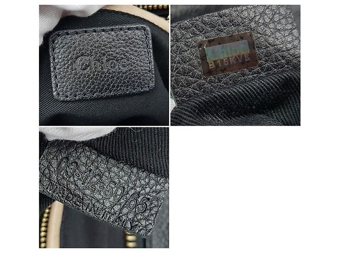 Chloé Paraty Schultertasche Mittlere Größe Schwarz - Ansicht 10