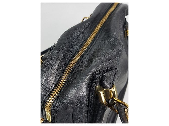 Chloé Paraty Schultertasche Mittlere Größe Schwarz - Ansicht 7