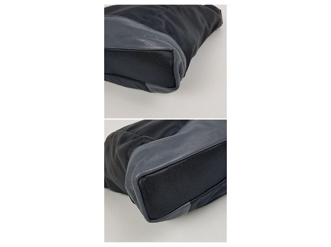 Borsa a tracolla in nylon Armani Collegioni Blu - vista 7