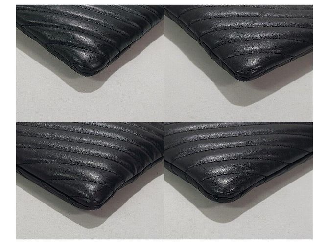 Saint Laurent Bolso Clutch Matelassé Nuevo Mediano - vista 5