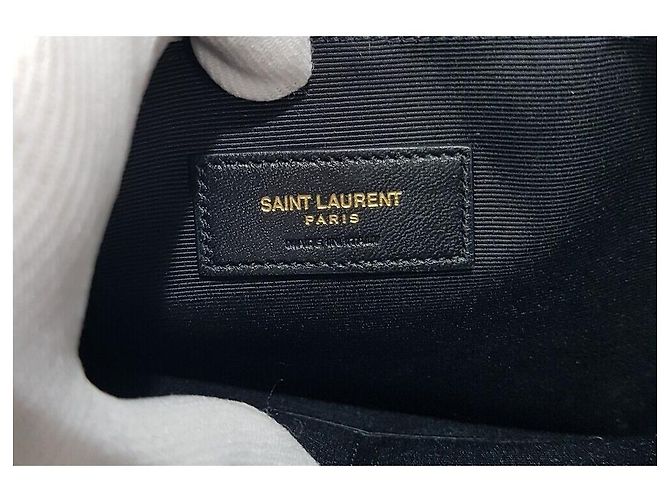 Saint Laurent Bolso Clutch Matelassé Nuevo Mediano - vista 8
