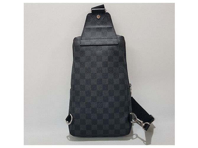 Louis Vuitton Slingback Graphite Avenue Nero - vista 5