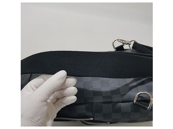 Louis Vuitton Slingback Graphite Avenue Nero - vista 6