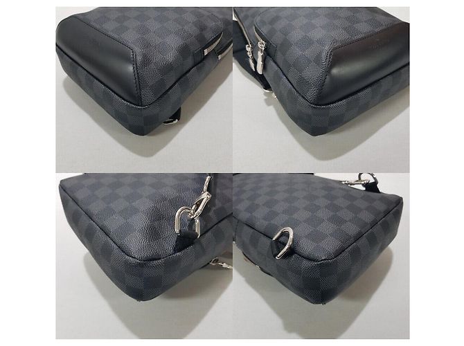 Louis Vuitton Slingback Graphite Avenue Nero - vista 8