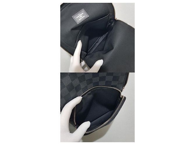 Louis Vuitton Slingback Graphite Avenue Nero - vista 9