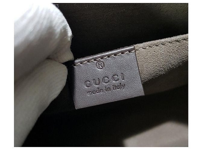 Gucci Web Clutch Bag Brown - view 8