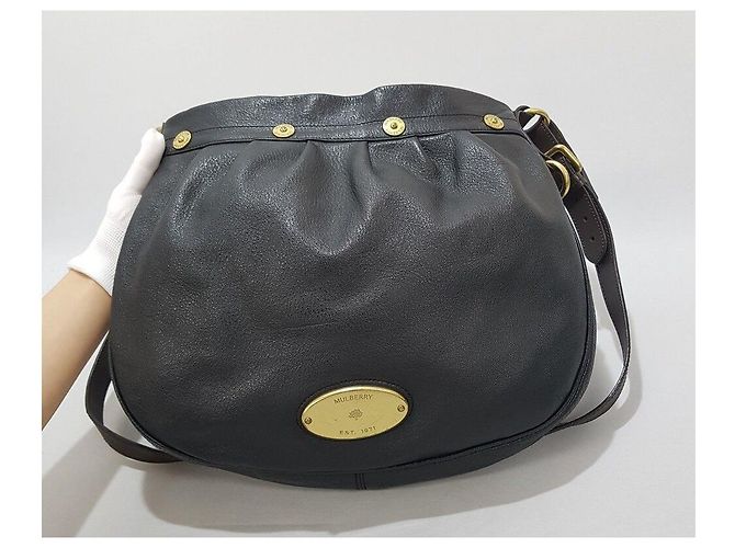 Mulberry Borsa a tracolla in pelle nera Nero - vista 2