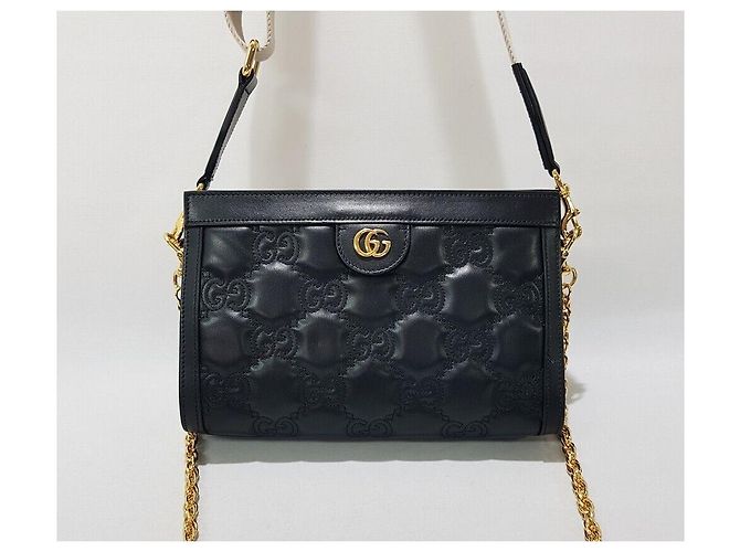 Gucci Borsa a tracolla GG Matelassé Nero - vista 2