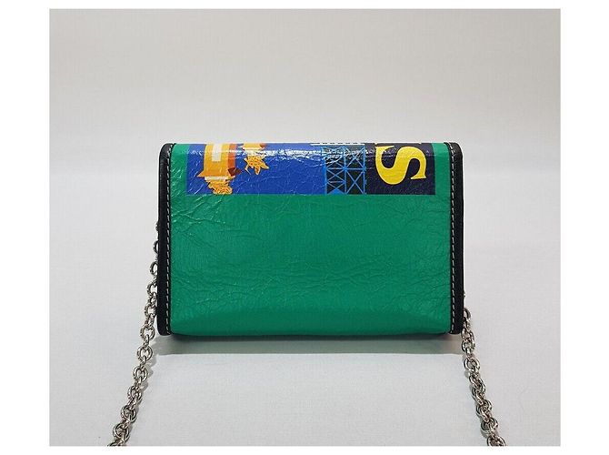 Balenciaga Borsa a tracolla Bazaar Chain Parigi Multicolore - vista 4