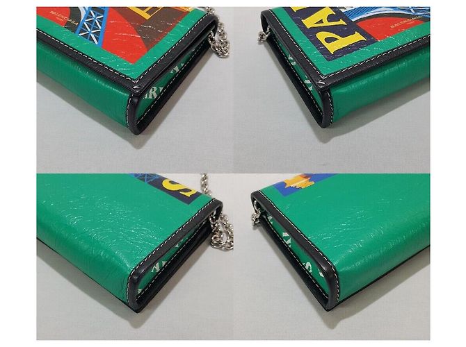 Balenciaga Borsa a tracolla Bazaar Chain Parigi Multicolore - vista 6