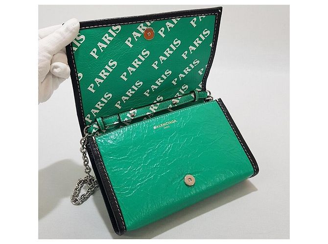 Balenciaga Borsa a tracolla Bazaar Chain Parigi Multicolore - vista 7