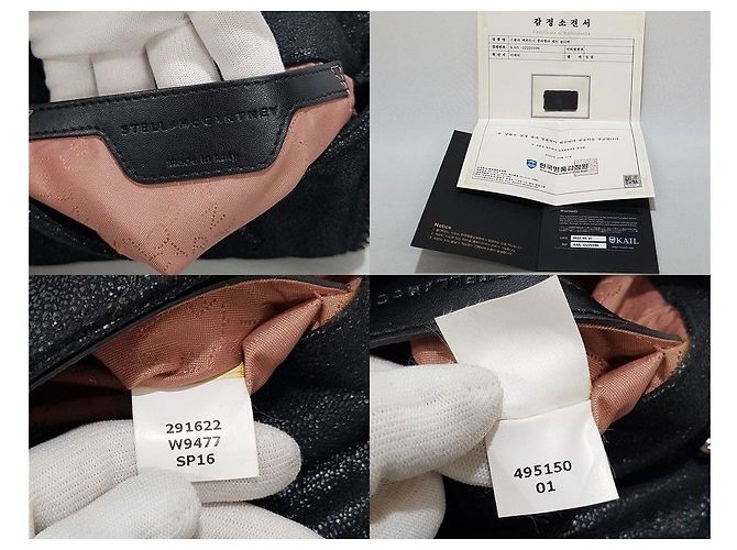 Stella Mc Cartney Borsa a tracolla trapuntata Parabola Nero - vista 10