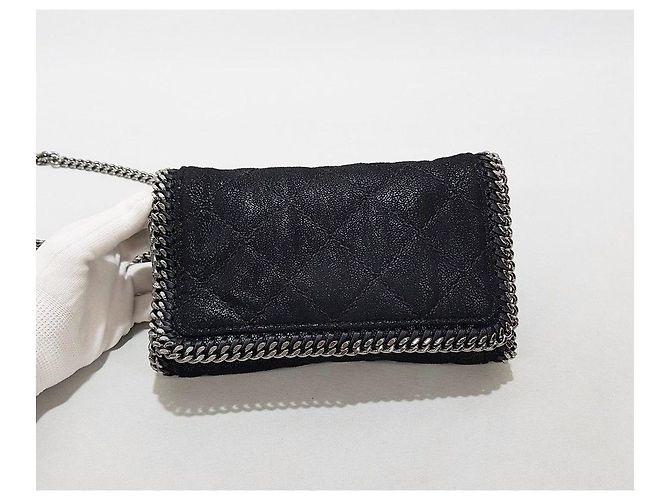Stella Mc Cartney Borsa a tracolla trapuntata Parabola Nero - vista 2