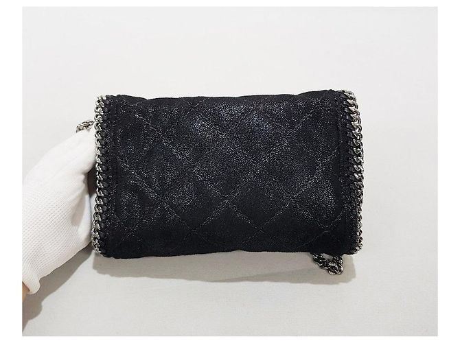 Stella Mc Cartney Borsa a tracolla trapuntata Parabola Nero - vista 5