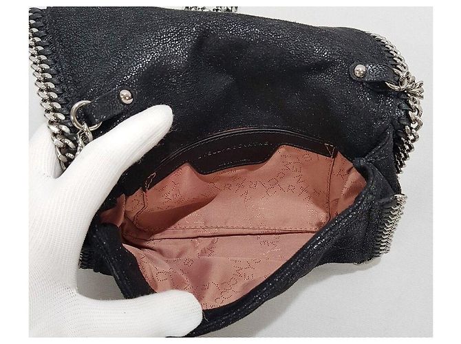 Stella Mc Cartney Borsa a tracolla trapuntata Parabola Nero - vista 9