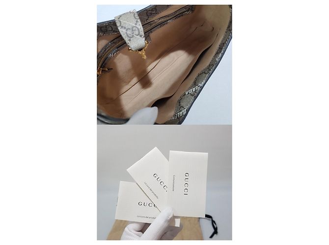 Gucci Progetto Hacker di Collaborazione Balenciaga Jackie Small Marrone - vista 9