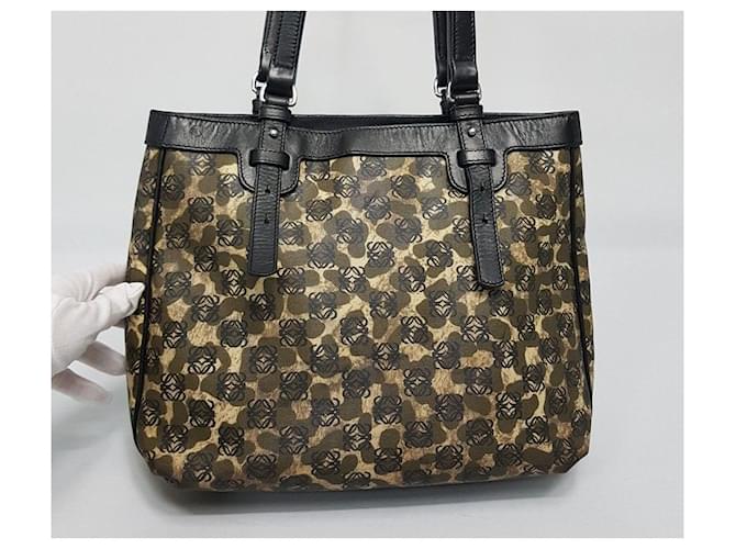Borsa a spalla Loewe Marrone - vista 4