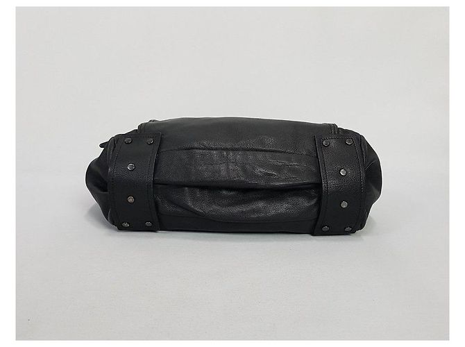 Lanvin Bolso de hombro de cuero negro - vista 7
