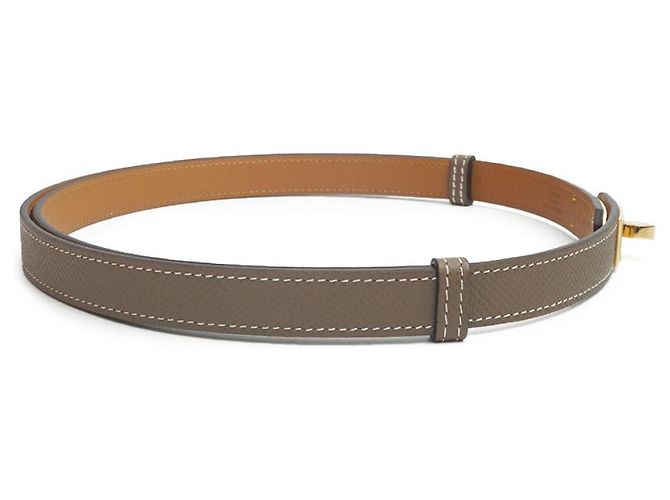 Hermès Kelly Gürtel Etoupe Gold Epsom Komplettset Geschenk Golden - Ansicht 5