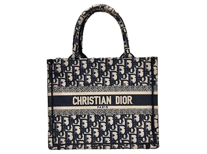 Book Tote Dior Borsa libro obliqua piccola Blu - vista 2