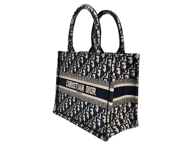 Book Tote Dior Borsa libro obliqua piccola Blu - vista 3