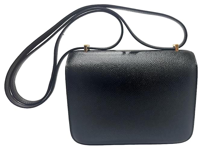 Hermès Constance Mini Epsom Oro Negro - vista 4