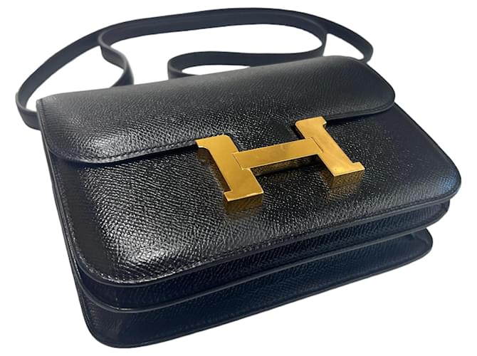 Hermès Constance Mini Epsom Oro Negro - vista 5
