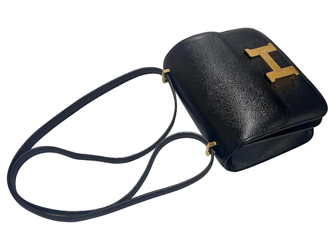 Hermès Constance Mini Epsom Oro Negro - vista 6