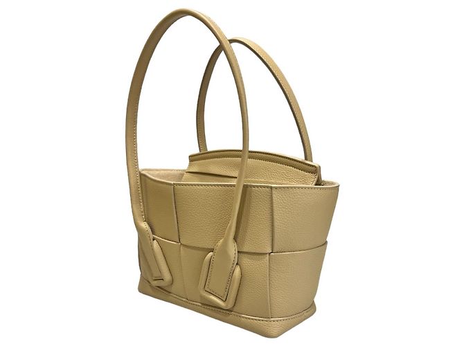Bottega Veneta Borsa tote mini Arco Marrone - vista 3