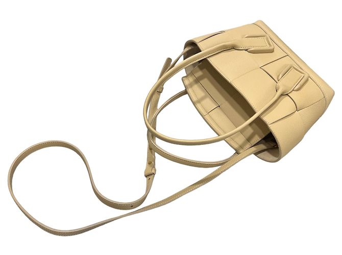 Bottega Veneta Borsa tote mini Arco Marrone - vista 7