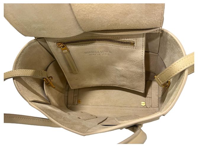 Bottega Veneta Borsa tote mini Arco Marrone - vista 8