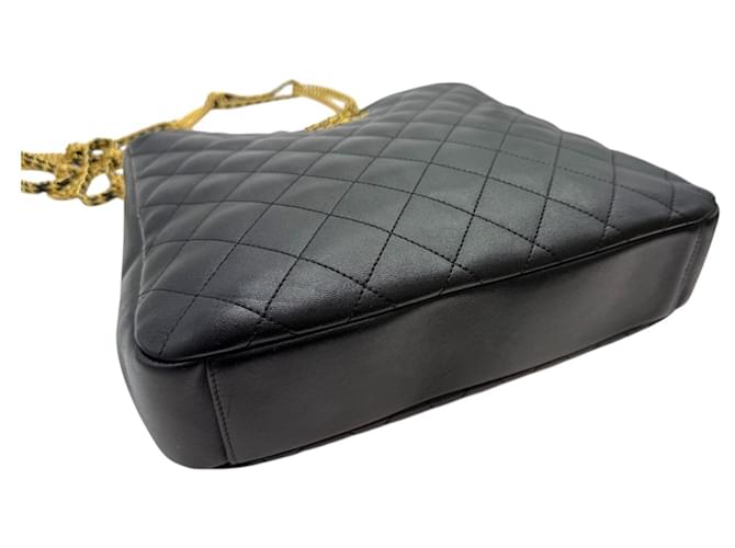 Chanel Borsa a Spalla Hippy Chain Nera Nero - vista 6
