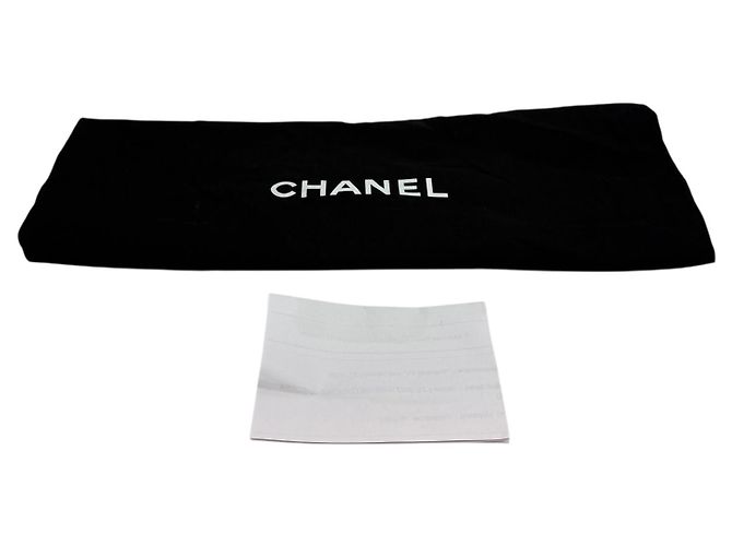 Chanel 19 Chanel Borsa a spalla grande in pelle di agnello lucida nera Nero - vista 8