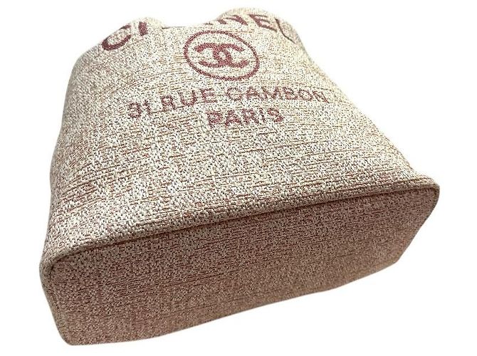 Chanel Zaino a secchiello con coulisse Deauville rosa - vista 5