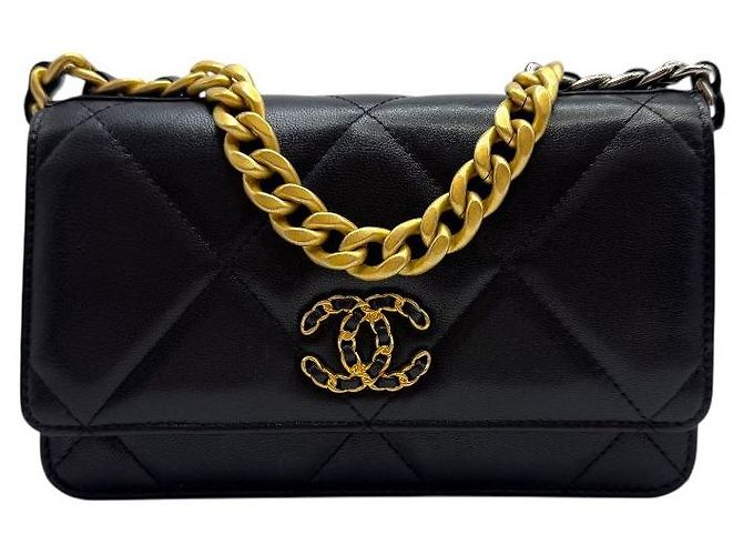 Chanel Borsa a tracolla Turnlock WOC nera Nero - vista 2