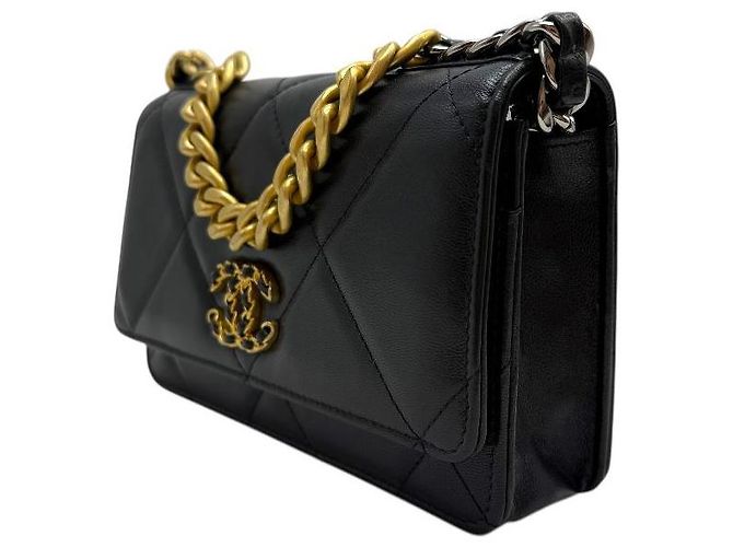 Chanel Borsa a tracolla Turnlock WOC nera Nero - vista 3