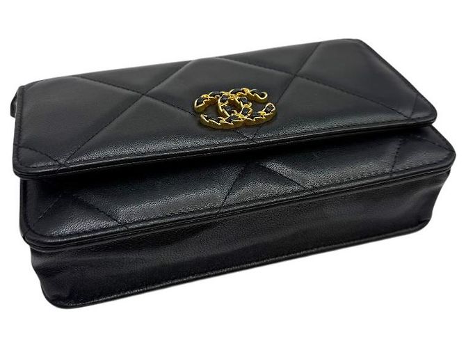 Chanel Borsa a tracolla Turnlock WOC nera Nero - vista 5