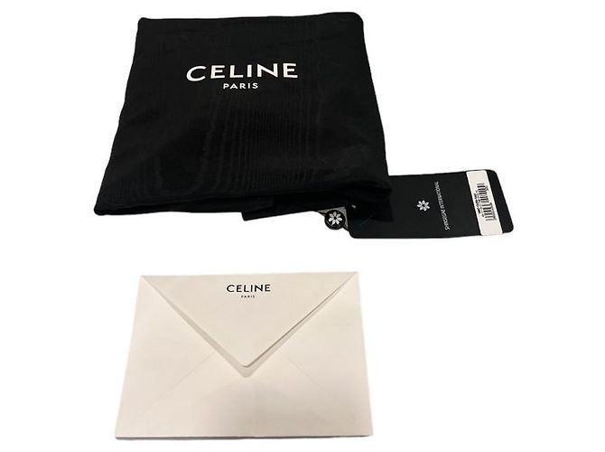 Céline Borsa a secchiello in pelle di vitello liscia Marrone - vista 9