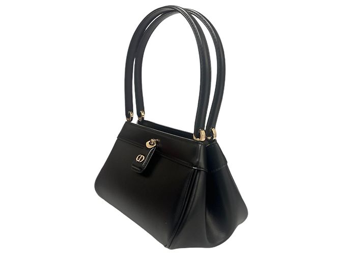 Dior Borsa a spalla Keybag in pelle di vitello nera Nero - vista 3